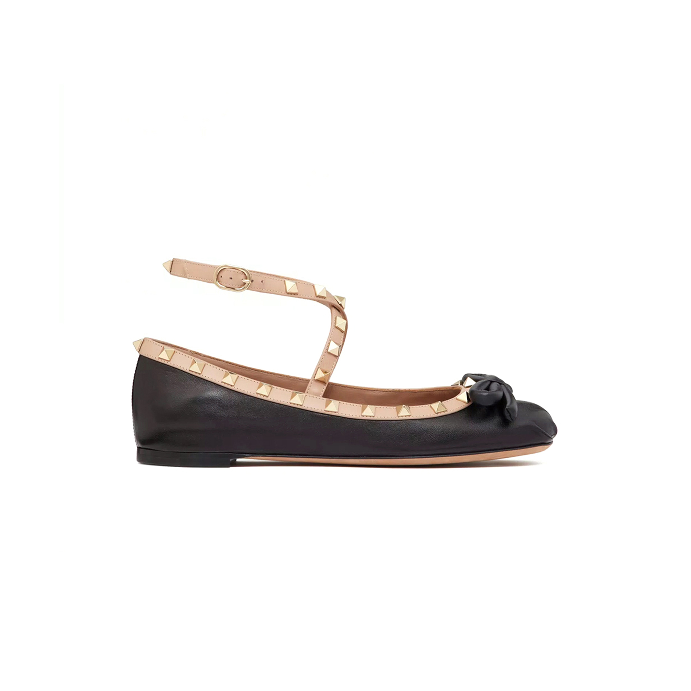 VALENTINO ROCKSTUD BALLERINA IN NAPPA LEATHER 4W2S0HB6XGR_N71 VALENTINO ROCKSTUD BALLERINA IN NAPPA LEATHER 4W2S0HB6XGR_N71
